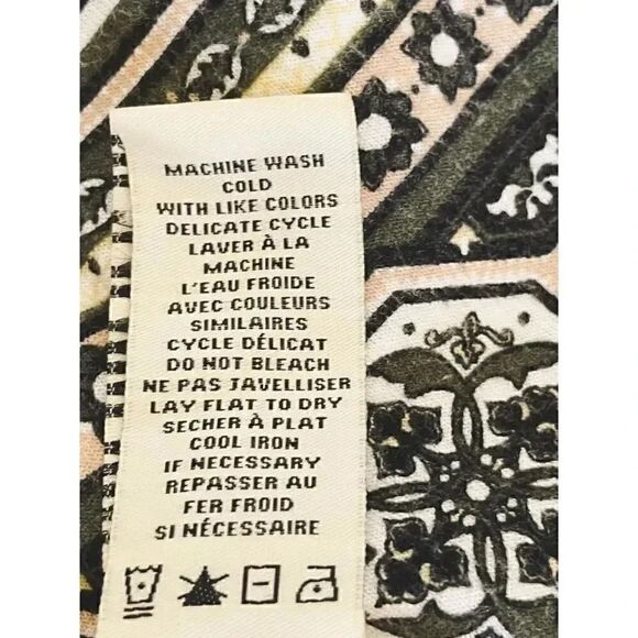 Max Studio Women’s Elastic Waist Geometric Pattern Pencil Skirt SZ S - Picture 7 of 7